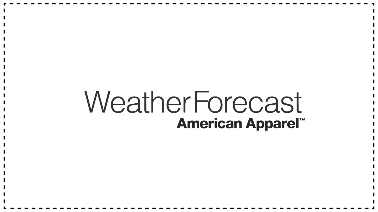 American Apparel Weather App Screen 4