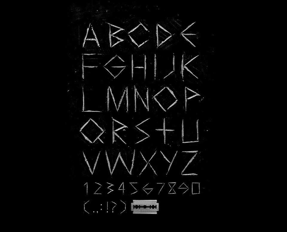 Kokain Font Letters